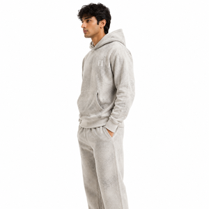 Sudaderas con Capucha Extra Grandes Personalizadas, 100% Algodón, Transpirables, Ropa Deportiva de Invierno, Conjunto de Dos Piezas con Cordón Ajustable y Pantalones Deportivos, OEM - Product Image 4