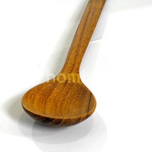 Cuchara de Madera de Teca Natural OEM con Mango Largo, Cuchara de Sopa de Madera Hecha a Mano, Cuchara para Remover Ecológica, Utensilios de Cocina Sostenibles - Product Image 2