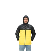 Blaze Fight Wear personnalisé hiver hommes col montant coupe-vent garder au chaud à capuche ultraléger 800 remplissage puissance oie doudoune