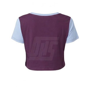 เสื้อยืดครอปท็อปผู้หญิงลำลอง เนื้อผ้านุ่มสบาย เหมาะสำหรับแฟชั่นสตรีท ท่องเที่ยว และกิจกรรมประจำวัน - Product Image 6