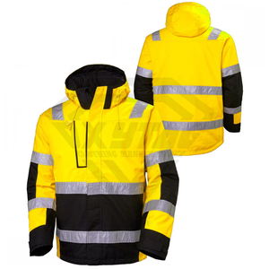 Chaqueta de Seguridad de Alta Visibilidad Premium, Impermeable, Reflectante, Ropa de Trabajo, Abrigo de Invierno, Equipo de Construcción Resistente, Uniforme de Minería para Hombre - Product Image 3