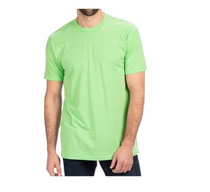 Camisetas de color sólido a bajo precio, más vendidas, para hombre, a la moda, con el último diseño, cuello redondo, manga corta, ajustadas, para hombre. - Product Image 1