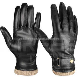 Gants d'hiver imperméables et confortables de qualité supérieure Technologie d'écran tactile en cuir marron d'origine Choix parfait du motard Vente en gros - Product Image 1