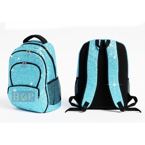 Mochila Negra Brillante Personalizada para Animadoras - Mochila Brillante con Logotipo y Nombre Personalizados y Fabricante de Bolsas Deportivas - Product Image 6