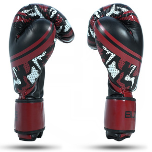 Gants de boxe antidérapants pour entraînement et sparring avec design personnalisé imprimé pour les sports et les salles de sport, arts martiaux et boxe. - Product Image 4