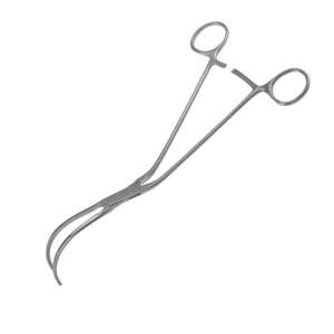 Pinza de Anastomosis Manual Angulada de Acero Inoxidable Lambert Kay de 22.5 cm, Instrumento Quirúrgico Cardiovascular y Nervioso MS-14003 CE - Product Image 4