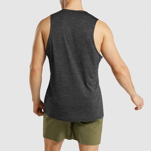 Camiseta sin Mangas para Hombre, Color Gris Oscuro, Cuello Redondo, Tejido de Punto, Estilo Casual, Transpirable, Poliéster, Ajuste Cómodo, Último Modelo 2026 - Product Image 2