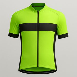 Mens Performance Polyester Spandex Anti-Bacterial Summer Cycling Jersey Breathable Road Bike Top High Stretch Short Sleeve 160 - Product Image 3