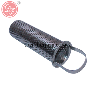 Élément filtrant cylindrique perforé en acier inoxydable OEM SS304 316L pour égouttoirs marins de navires - Product Image 2