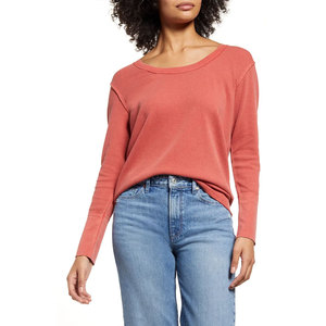 T-shirts de sport personnalisés pour femmes, à séchage rapide, manches longues, col rond, coupe décontractée, pour la gym et l'entraînement estival - Product Image 4