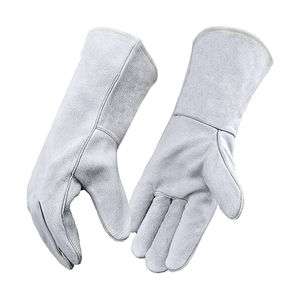 Gants de soudeur professionnels respirants en cuir de vachette de qualité supérieure, design populaire, nouvelle arrivée, logo personnalisé - Product Image 1