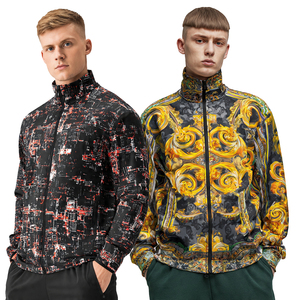 Chaquetas Deportivas Sublimadas para Entrenamiento, Chaqueta con Cierre y Cuello Alto, Chaqueta Deportiva Personalizada para Hombre, Chaquetas de Fútbol Sublimadas - Product Image 1