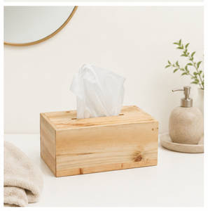 Caja de pañuelos de bambú ecológica al por mayor, soporte de almacenamiento de madera para decoración del hogar, oficina y hotel, moderna, minimalista, rectangular - Product Image 6