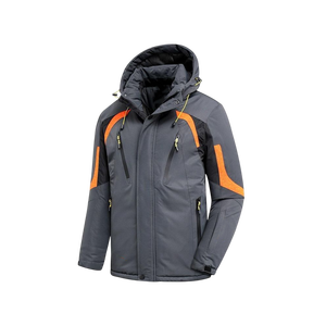 Veste softshell d'hiver pour homme, imperméable, coupe-vent, à capuche, pour la randonnée, le camping, le trekking, la pêche, la chasse, les voyages, l'aventure, chaude - Product Image 3