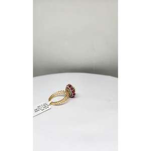 Bague élégante et moderne en diamant naturel 9K, couleur SI H, 0,8 ct, pierre fantaisie légère, 1,5 ct, plaqué rhodium, poids net 3,53 g, certifiée IGI pour femme - Product Image 5