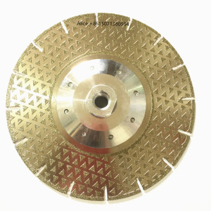 Lưỡi cắt đá granite, đá marble, kính mạ điện kim cương 115mm, dụng cụ xây dựng, nhà sản xuất máy cắt đá Grander - Product Image 6