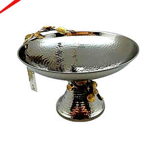 Bol de service en métal poli haut de gamme, fait main par un designer, en aluminium moulé, pour la maison, l'hôtel, les fêtes - Bol écologique - Product Image 3