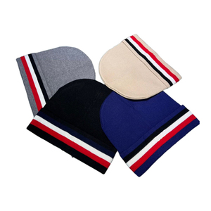 Bonnets en tricot 100% acrylique personnalisés en gros, logo OEM sur mesure, bonnet adulte décontracté pour l'hiver, style streetwear. - Product Image 6