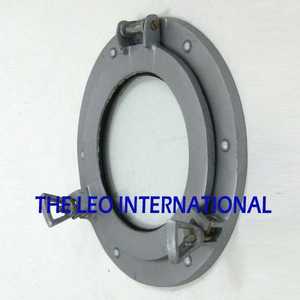 Espejos Decorativos de Pared con Forma Redonda y Acabado Negro, Disponibles en Varios Tamaños, Accesorios Náuticos para Decoración del Hogar - Product Image 3