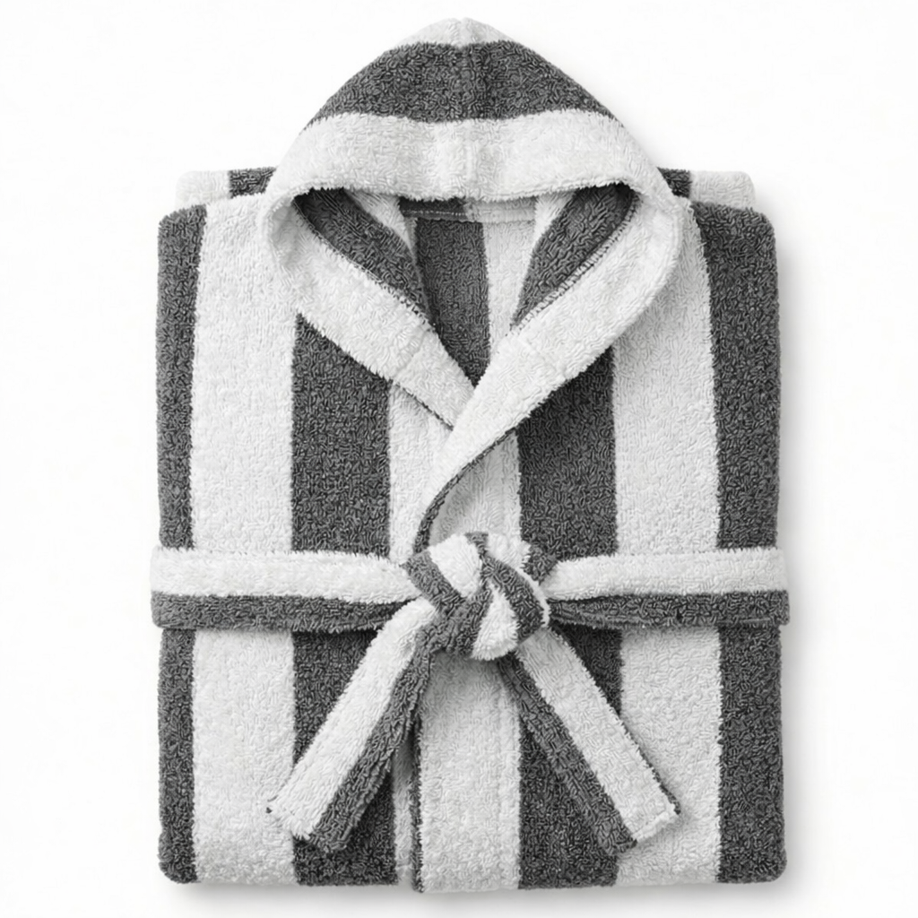 Gris + Rayure blanche