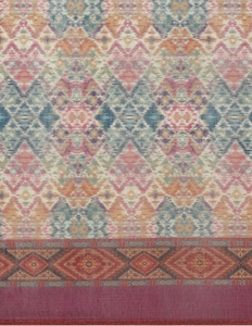 Sari KV Estampado en Mezcla de Algodón Chanderi (Multicolor) - Product Image 6