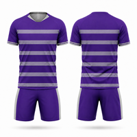 Seragam Sepak Bola Sublimasi Kustom Terbaru 2026 Unisex 100% Poliester Bernapas Cepat Kering Jersey Sepak Bola Set Celana Pendek