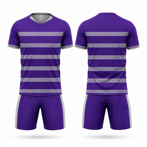 Nuevo Conjunto de Uniforme de Fútbol Sublimado Personalizado 2026, Unisex, 100% Poliéster, Transpirable, de Secado Rápido, Camiseta y Pantalones Cortos - Product Image 4