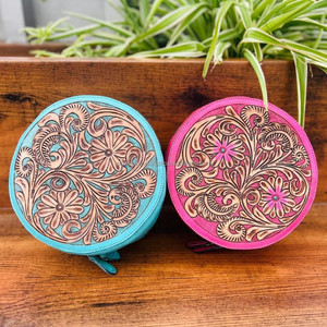 Boîte de rangement élégante pour cosmétiques de maquillage Boîte de maquillage artisanale en cuir usiné à la main, boîte d'organisation de salle de bain vanité Offre Spéciale nouveau design - Product Image 4