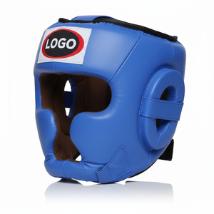 Protectores de Cabeza Profesionales para Boxeo, Casco de Seguridad Transpirable de Cuero PU, Opciones Personalizadas, Duradero y Ecológico - Product Image 1