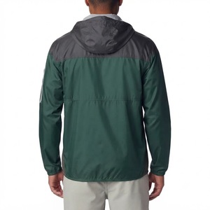 Chaqueta cortavientos impermeable con capucha para hombre, chaqueta informal ligera con cremallera, abrigo informal para exteriores, ropa de otoño y primavera - Product Image 2