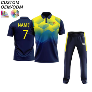Uniforme Deportivo de Cricket Personalizado, Transpirable, de Manga Corta, Jersey de Equipo, Soporte OEM ODM para Marcas de Ropa al por Mayor - Product Image 6
