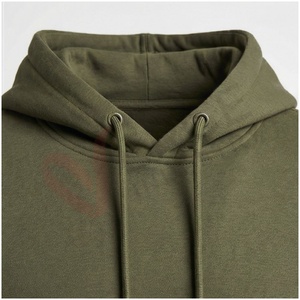 Conjunto Deportivo con Capucha para Hombre, Color Verde Oliva, Manga Larga, Color Sólido, Transpirable, Corte Regular, Ropa Casual de Otoño - Product Image 4