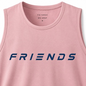Servicio OEM, Camiseta sin Mangas con Logotipo Personalizado, Ropa de Verano Ecológica, de Secado Rápido, Ligera, Transpirable, Tejida, Informal, Talla Grande para Hombre - Product Image 5