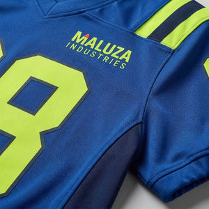 Uniformes de Fútbol Americano Sublimados Resistentes, Números Personalizados en Tela Tackle Twill, Ropa Deportiva de Alta Resistencia, Manga Corta - Product Image 4