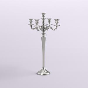 Candélabre moderne en acier inoxydable de qualité supérieure à 5 bras, design métallique durable, décoration élégante pour la maison, prix abordable - Product Image 3