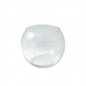 Aquarium en verre transparent PECERA CRISTAL 16 cm avec design ajouré pour la décoration intérieure - Product Image 2