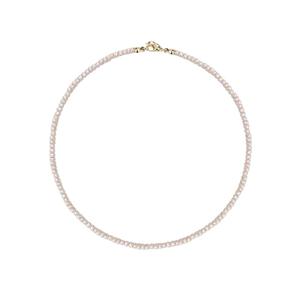 Collar Elegante Estilo Hepburn Vintage Wenchi para Mujer, Cadena de Clavícula con Cuentas de Arroz Irregulares y Perla Natural de Agua Dulce - Product Image 3