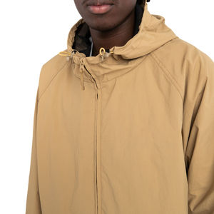 <b>Men</b> Hooded Windbreaker <b>Jacket</b> Lightweight Casual Zipper Front Solid Color Polyester Autumn Wear - Product Image 2
