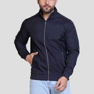 Winter Wear <b>Canvas</b> Stand Collar Front Logo Quick Dry Breathable Windproof Men's <b>Jacket</b> Long Sleeve Regular Fit Men's <b>Jacket</b> - Product Image 6
