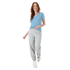 Camiseta de Verano para Mujer al por Mayor con Logotipo Personalizado, 100% Algodón, Suave, Transpirable, de Secado Rápido, Casual, de Media Manga, con Opciones de Color Personalizadas - Product Image 4