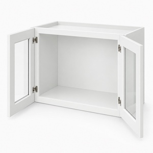 Gabinete de Pared con Puerta de Vidrio de 24 x 18 Pulgadas, Estilo Shaker Blanco, Hecho a Medida, RTA, Directo de Fábrica en Vietnam - Product Image 3