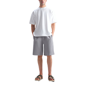 Ensemble de sport décontracté d'été pour homme en coton, t-shirt imprimé à manches courtes et short respirant, deux pièces - Product Image 1