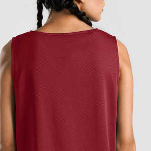 Débardeur pour femmes fabriqué au Pakistan, débardeur le plus vendu, débardeur minimaliste sans manches texturé, vêtements de sport et de fitness - Product Image 4