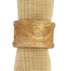 Premium Quality Napkin Rings Tableware Kitchen Decor Wooden Napkin Rings <b>Tissue</b> Holder For <b>Wedding</b> Parties And Restaurant Decor - Product Image 4