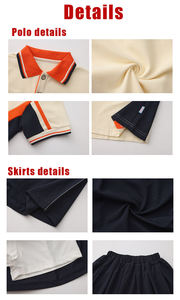 Uniformes scolaires sur mesure DHL pour garçons et filles, survêtements de maternelle, polos colorés, vêtements de sport en polyester/coton, pour tous les âges - Product Image 6
