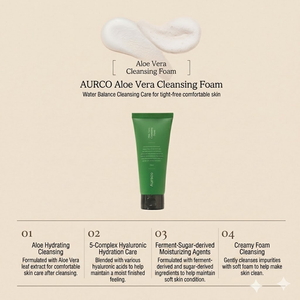 Limpiador Facial de Aloe Vera OEM, Marca Privada, 150 ml, Limpiador Facial Suave e Hidratante para Piel Grasa, ODM Directo - Product Image 4