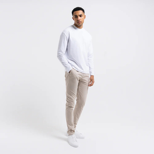 Camiseta de Hombre de Alta Calidad, Tejida en Mezcla de Poliéster/Algodón, Manga Corta, Cuello Redondo, Corte Regular, Personalizable, Color Sólido, 200g, Secado Rápido - Product Image 1