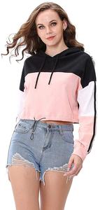 Two Piece Pants Set Sport Sweatsuit Women's Set Hooded Crop Top Jogger Pants Set Active Custom Factory Price - Product Image 2