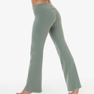 กางเกงจ็อกเกอร์ผ้าไผ่สำหรับผู้หญิง ผ้าเจอร์ซีย์ออร์แกนิก เอวยางยืด กางเกงโยคะเนื้อนุ่ม มีกระเป๋า เป็นมิตรกับสิ่งแวดล้อม กางเกงผู้หญิง - Product Image 2