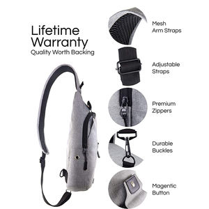 Sac à bandoulière étanche – Sac à dos de voyage sécurisé - Product Image 6